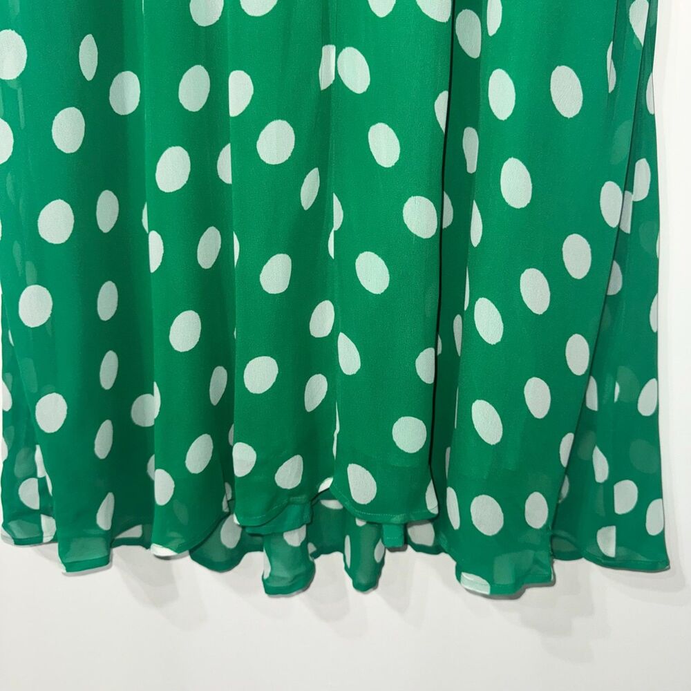 Boden Polka Dot Dress - Green/White 16/18 - Picture 6 of 9
